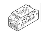 FESTO費(fèi)斯托氣路板底座，NAW-1/4-01-VDMA